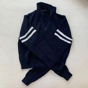 ❗️NEW NEVER WORN❗️Brandy Melville Knit Quarter Zip Cropped Sweater